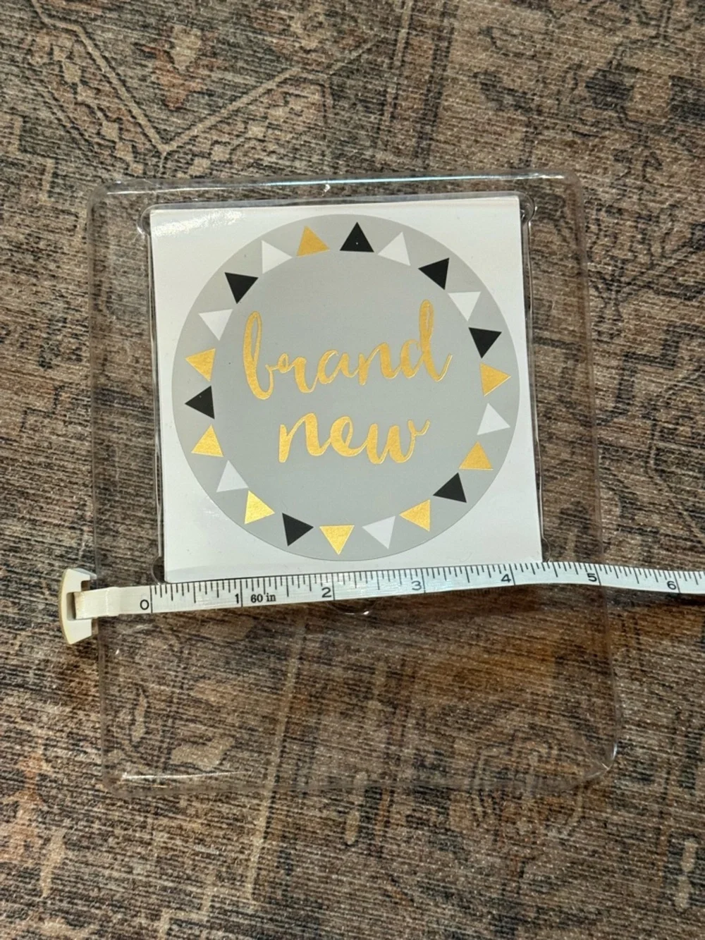 Monthly‎ Baby Milestone Stickers  - Gold & Gray